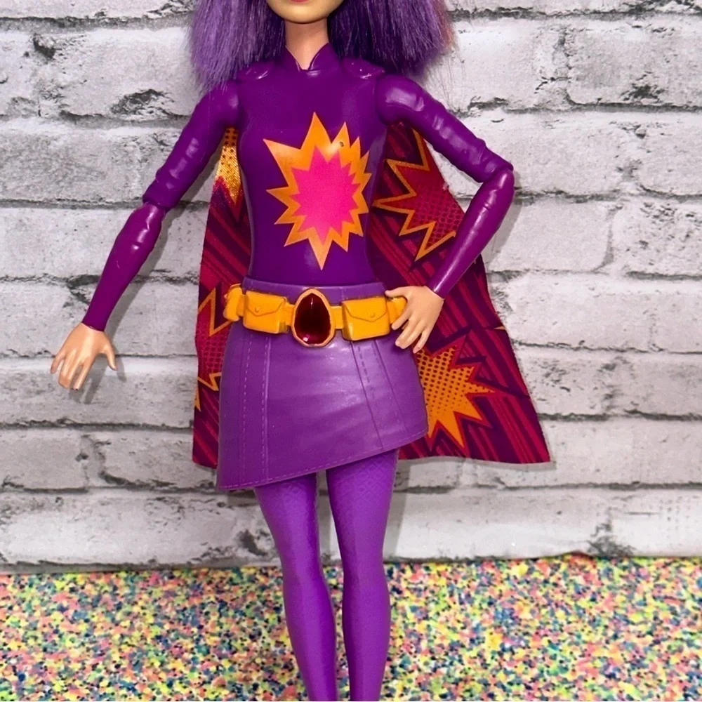 Barbie Princess Power Doll DHM65 Purple Hair Cape 2015 Mattel